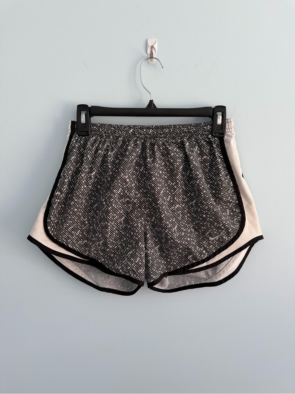 Nike Black and White Women's Running Shorts